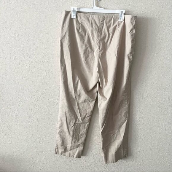 Lafayette 148 Cropped Bleecker Pants Women’s Stretch Side Zip Size 12 - Picture 5 of 9